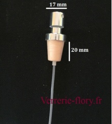 bouchon spray pour tube  essai diamtre 20 mm