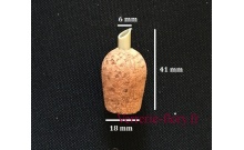 bouchon de lige avec bec verseur 