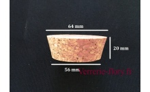 bouchon de lige plat h 20 mm