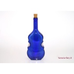 bouteille violon bleu