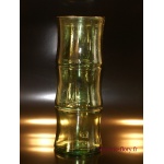 vase bambou vert