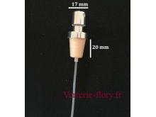 bouchon spray pour tube  essai diamtre 20 mm