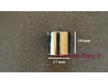 bouchon vis 17mm en plastique noir