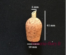 bouchon de lige avec bec verseur 