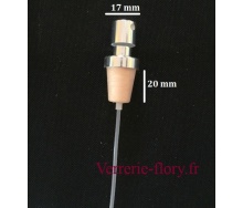 bouchon spray pour tube  essai diamtre 20 mm