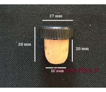 bouchons de lige tte plastique noir