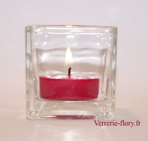 pot bougie cube mini