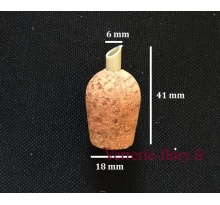 bouchon de lige avec bec verseur 