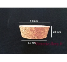 bouchon de lige plat h 20 mm