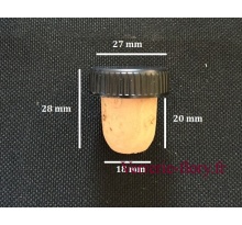 bouchons de lige tte plastique noir