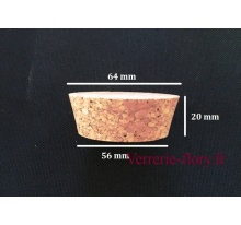 bouchon de lige plat h 20 mm