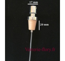 bouchon spray pour tube  essai diamtre 20 mm
