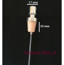 bouchon spray pour tube  essai diamtre 20 mm