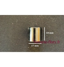 bouchon vis 17mm en plastique noir