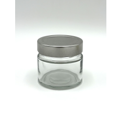 LOT DE 24 POTS BAS 106 ML hau_106_deep_58_argent