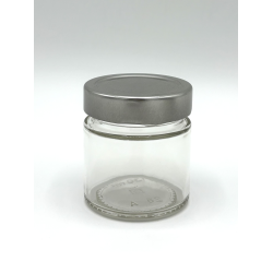 LOT DE 24 POTS BAS 130 ML hau_130_deep_58_argent