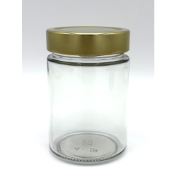 LOT DE 24 BOCAUX ROND 314 ML ron_314_deep_70_or