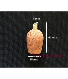 bouchon de lige avec bec verseur 