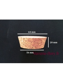 bouchon de lige plat h 20 mm
