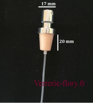 bouchon spray pour tube  essai diamtre 20 mm