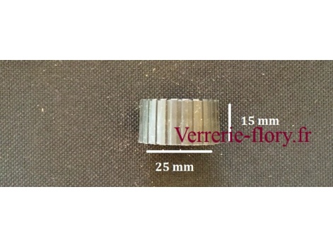 bouchon  vis en plastique noir  rainures