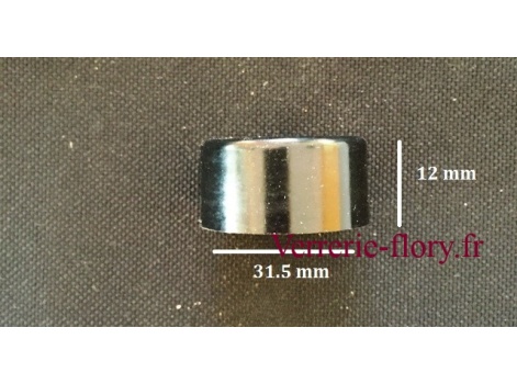 bouchon vis 31 5mm en plastique noir