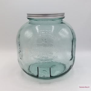 bonbonne en verre jarre 6 litres SANS robinet