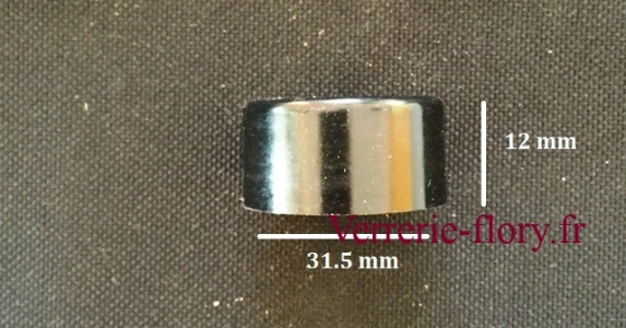 25 bouchons vis 31.5 mm en plastique noir